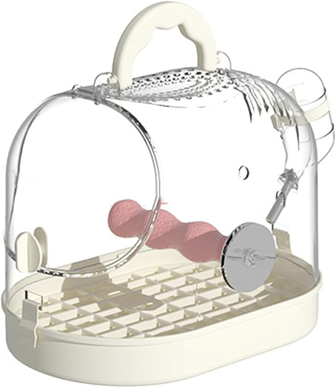 Easy to Carry Bird Cage with Watering Bottle High Ventilated Carriers Travel by Unknown