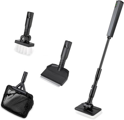 hygger Small Aquarium Cleaning Tools, 4 in 1 Fish Tank Cleaner Kit by hygger