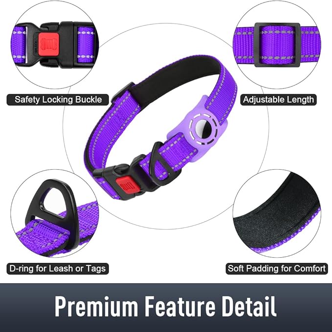 Airtag Dog Collar with AirTag Holder - Image 5