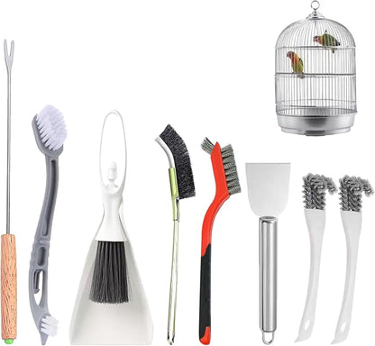 Bird Cage Cleaning Brush Tool Set, Bird Cage Cleaner, Suitable by Unknown