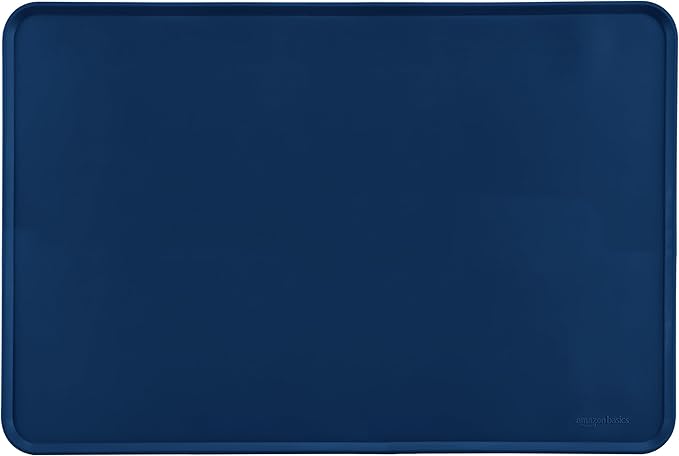 Amazon Basics Waterproof Non-Slip Silicone Pet Feeding Mat by AmazonBasics