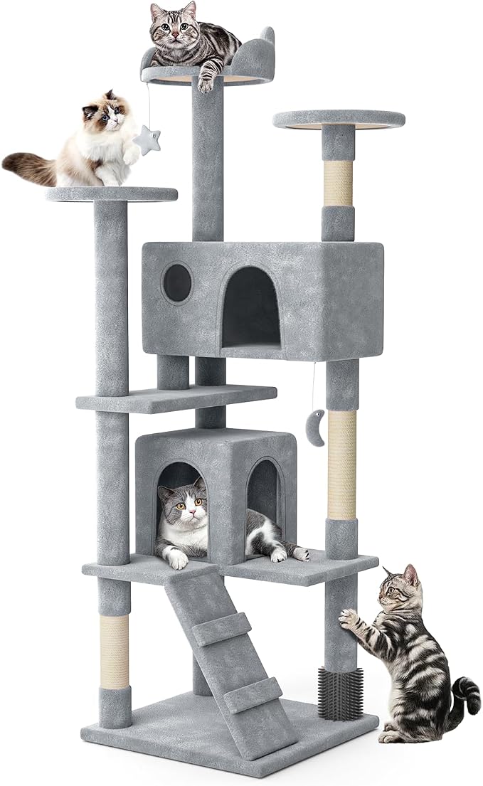 MoNiBloom 77 Inch Cat Tree Tower by Monibloom