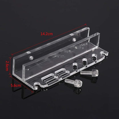 Fdit Acrylic Water Plants Grass Maintenance Tool Holder Aquarium Rack Organizer - Image 2