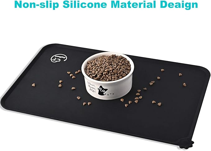 Silicone Waterproof Dog Cat Pet Feeding Mats, Non Slip, Easy Clean Pet Dog Cat - Image 5