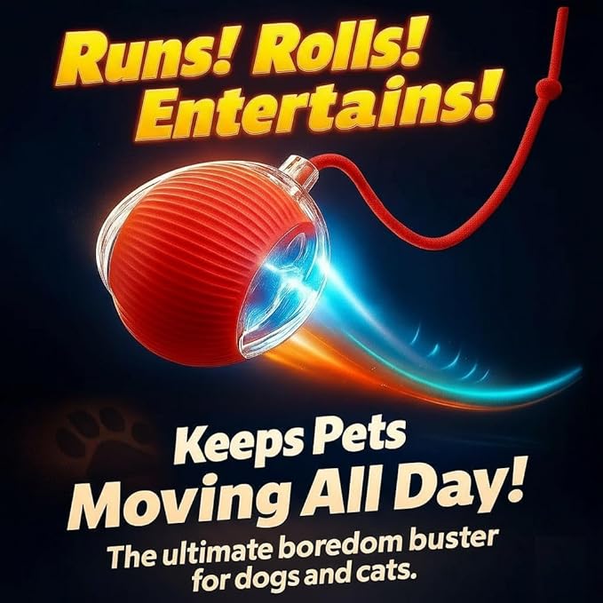 Interactive Electric Automatic Rolling Moving Rechargeable Self Play - Image 3