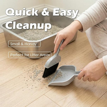 4-in-1 Cat Litter Scoop with Holder, Cat Litter Box Organizer Cleanup Kit - Image 6