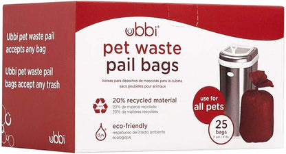 Ubbi Pet Disposal Waste Pail Bags, Cat Litter Box Cleaning Solution, Fragrance by Ubbi