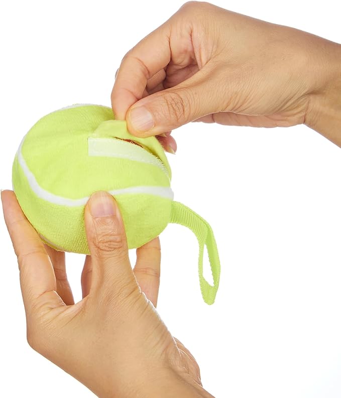 PetDroid 2 Pack Replacement Dog Ball Tennis Plush Cover - Image 3