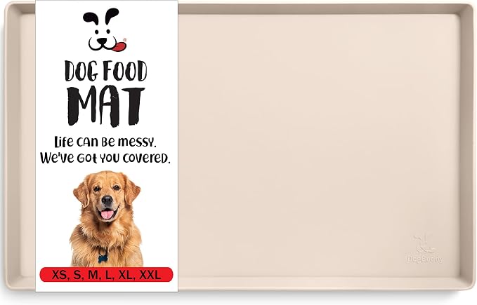 DogBuddy Dog Food Mat – Waterproof Dog Bowl Mat by DogBuddy