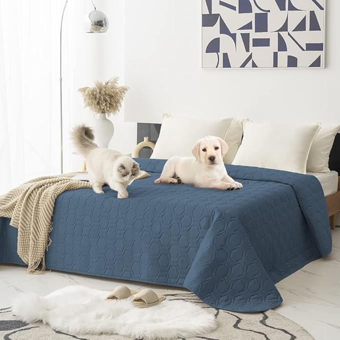 Waterproof and Non-Slip Dog Bed Cover and Pet Blanket Sofa Pet Bed Mat ，car by TcksstexFauxFurDogBedCover