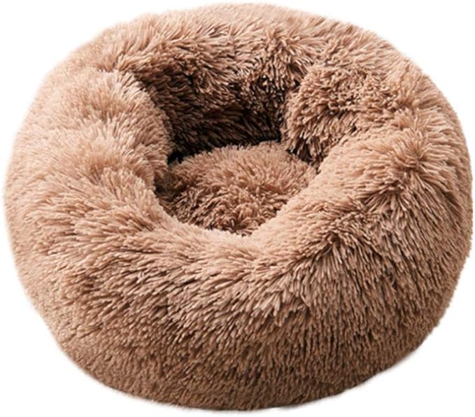 BODISEINT Modern Soft Plush Round Pet Bed by BODISEINT