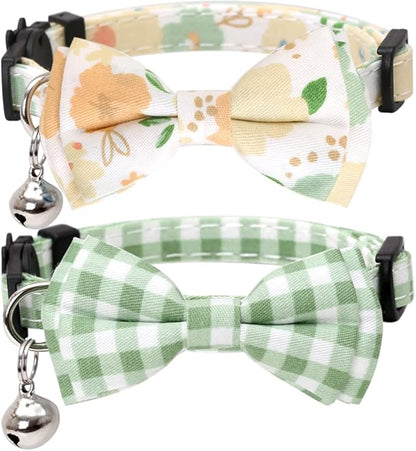 2 Pack/Set Cat Collar Breakaway by Lamphyface