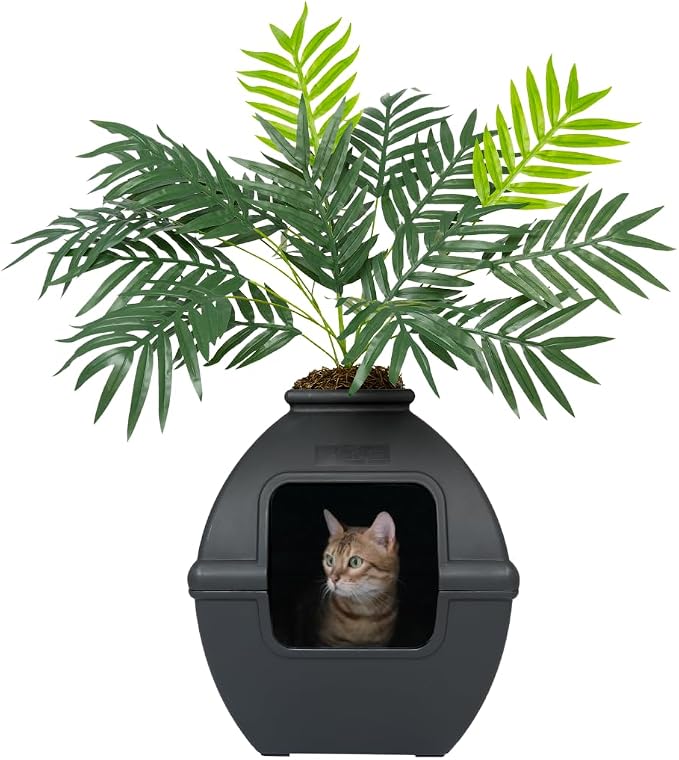 Good Pet Stuff Hidden Litter Box Planter, Decorative Cat Litter Enclosure by TheGoodPetStuffCompany