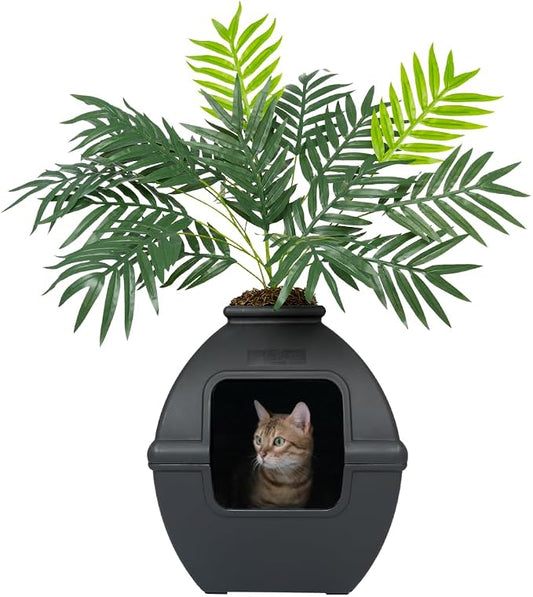 Good Pet Stuff Hidden Litter Box Planter, Decorative Cat Litter Enclosure by TheGoodPetStuffCompany
