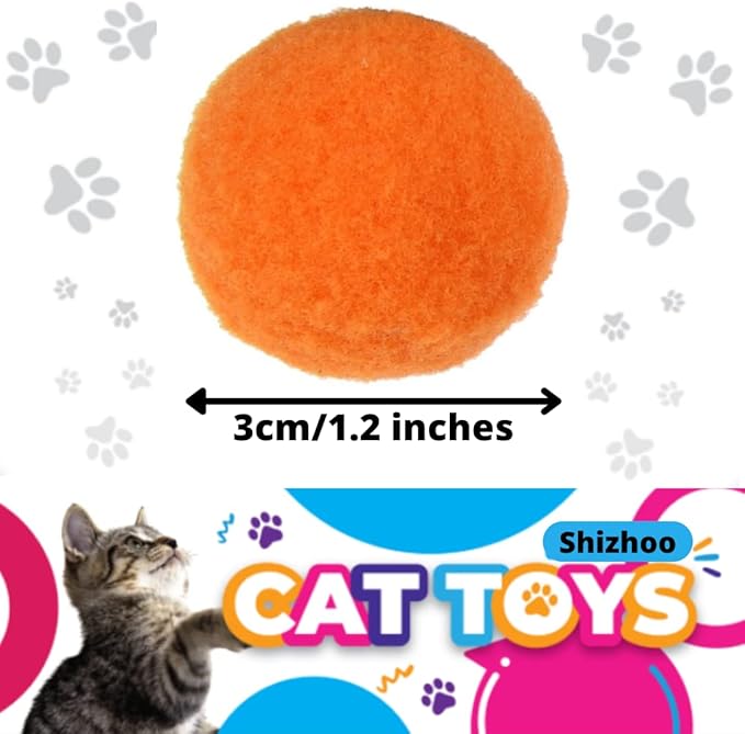Premium Soft Pom Pom Balls for Kittens - Image 3