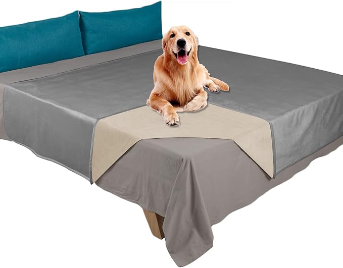 Ameritex Pet Bed Blanket Reversible 100% Waterproof Velvet Super Soft - Image 8
