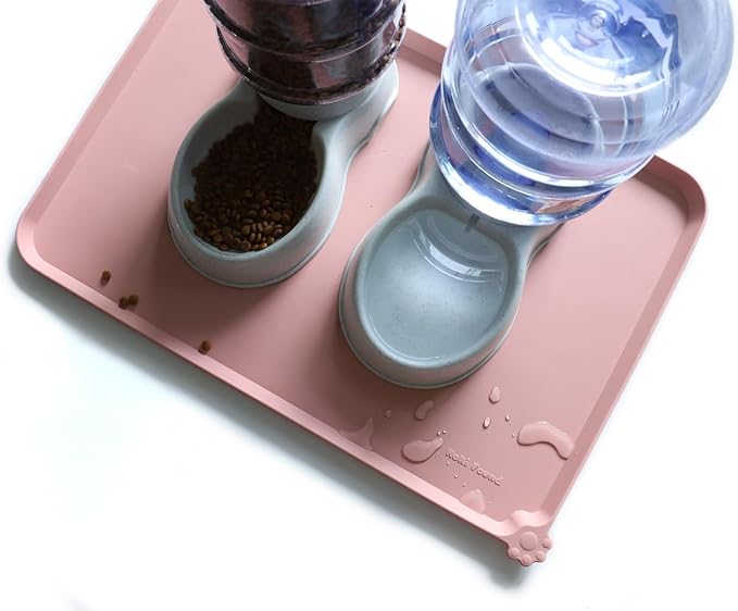 Hoki Found Large Non Slip Pet Feeding Mats - Image 5