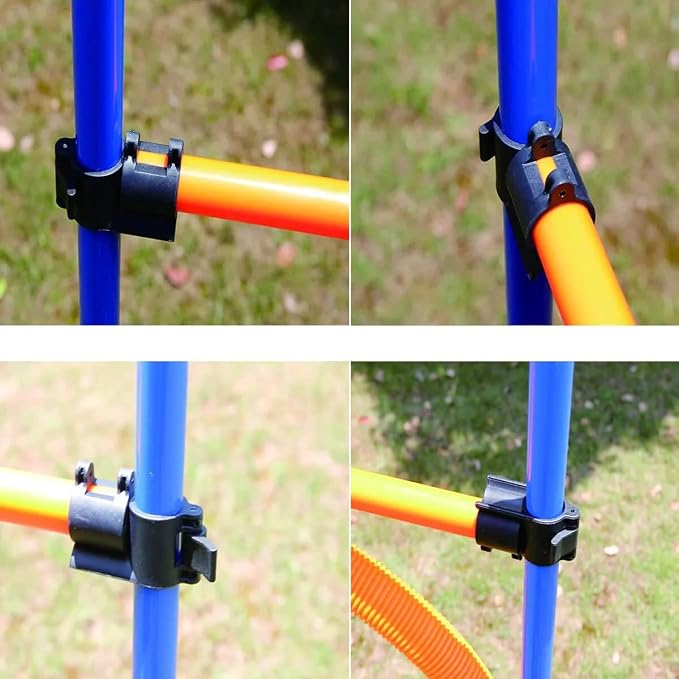 PAWISE Dog Agility Training Equipment, Pet Training Hurdles & Weave Poles Set - Image 10