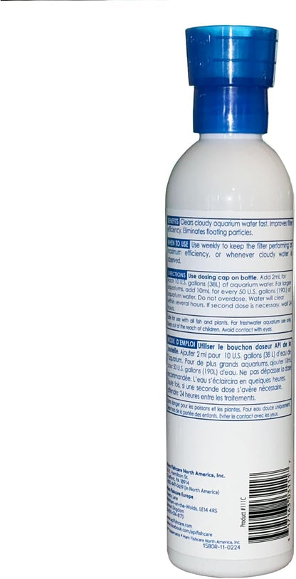 API ACCU-CLEAR Freshwater Aquarium Water Clarifier 8-Ounce Bottle - Image 3