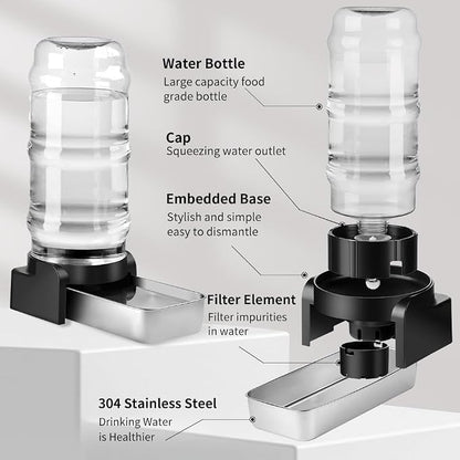 Marchul 2.3 Gallon Dog Water Dispenser, Large Dog Water Bowl Dispenser - Image 4