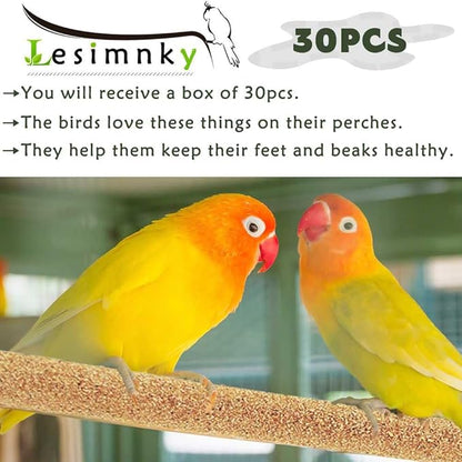 30PCS Birds Perch Covers, Sand Perch - Image 2