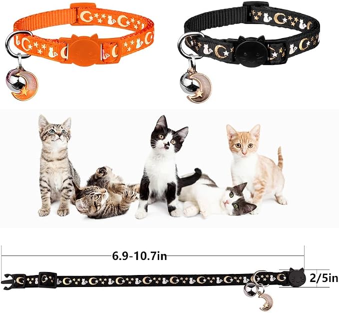 Baeuppit 2PCS Breakaway Cat Collars - Image 4