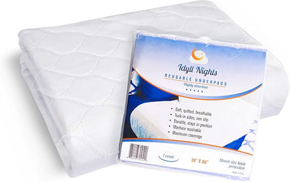 Washable Incontinence Bed Pad 36x60 – Soft, Absorbent & Waterproof Mattress - Image 2