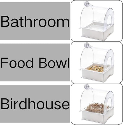 Coloch Hanging Bird Bath for Cage - Image 3