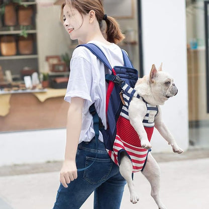 Dog Carrier Backpack, Pet Front Carrier Backpack Legs Out Dog Chest Carrier - Image 7