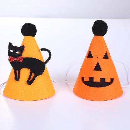 10 Pcs Halloween Dogs Hats Cute Ghost Halloween Cats Party Pet Pumpkin Set - Image 9