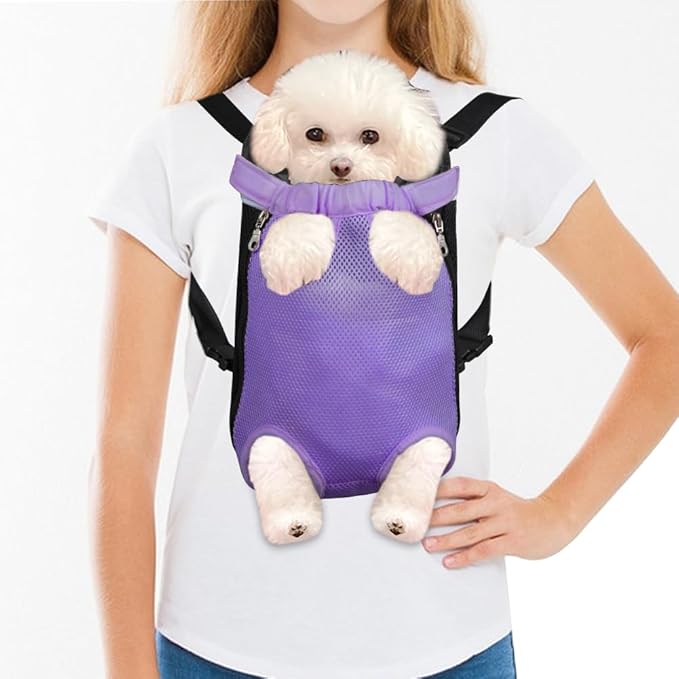 FEimaX Dog Carrier Backpack Pet Legs Out Front Cat Travel Bag, Adjustable Puppy by FEimaX