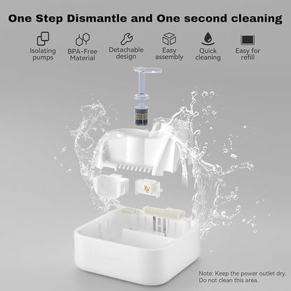 Dog Water Fountain Cat Automatic Water Bowel 3-Stage Design - Image 7