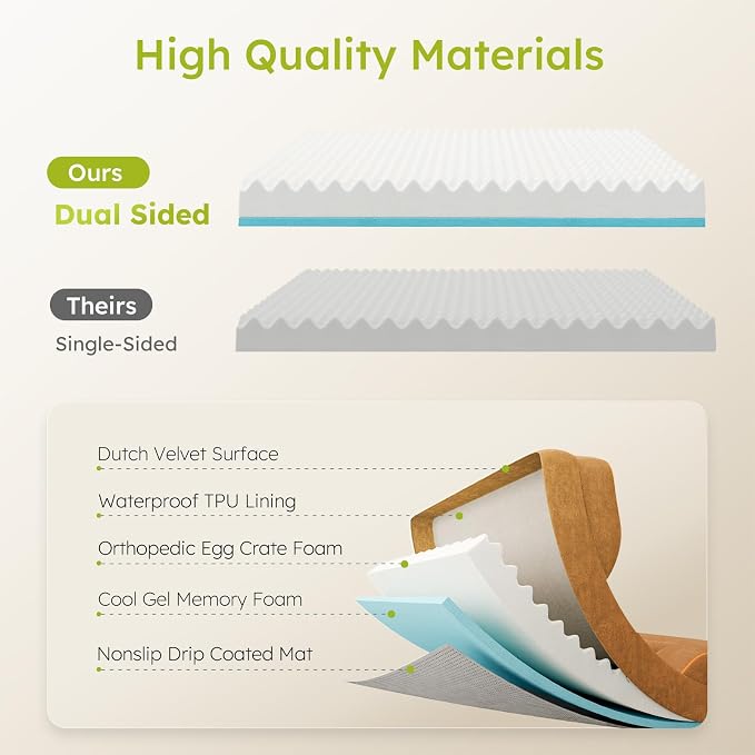Dog Beds for Large Dogs, Orthopedic Dog Bed - Image 3