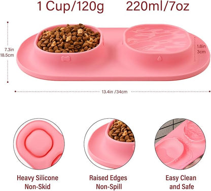 Small Size Puppy Dog Bowls: Food and Water Bowls Set - Image 2