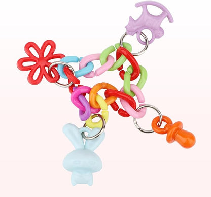 Hypeety Bird Parrot Foot Toy Chewing Swing Bite Toy Plastic Parrot Toys Bird - Image 4