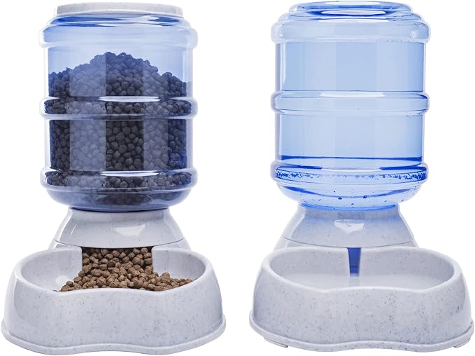 Pet Feeder and Water Food Dispenser Automatic Water Bowl by VSEER