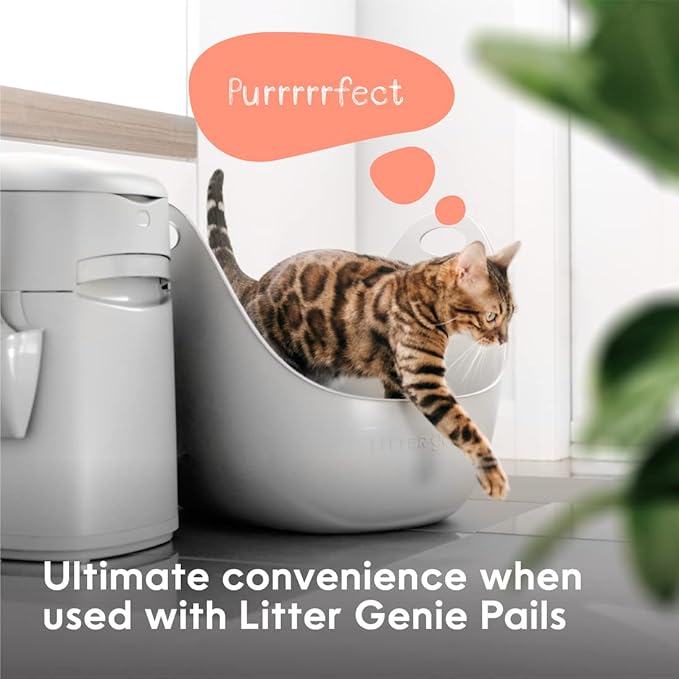 Litter Genie Cat Litter Box | Portable, High Sided Cat Litter Box - Image 6