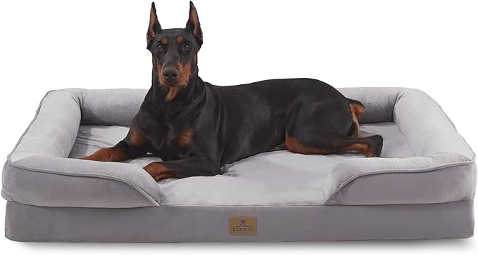 Bedfolks Orthopedic Dog Bed, Waterproof Dog Sofa Bed by Bedfolks