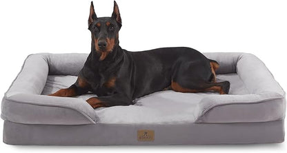 Bedfolks Orthopedic Dog Bed, Waterproof Dog Sofa Bed by Bedfolks