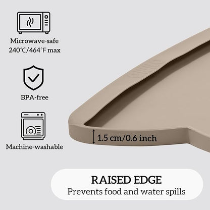 OHMO Dog Food Mat w/Residue Collection Pocket Silicone Pet Feeding Mat - Image 4