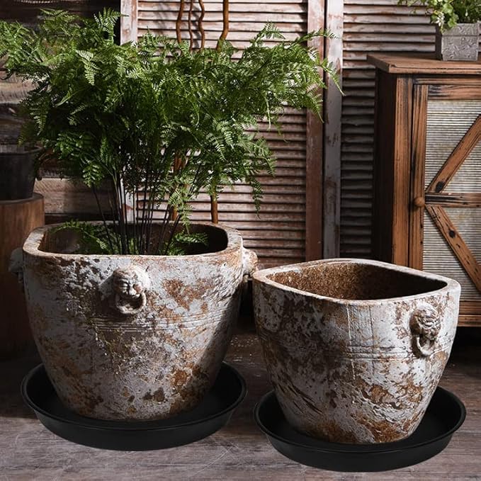 4 Pack of 20 21 inch Plant Saucer Round, Deep Plant Saucers - Image 5