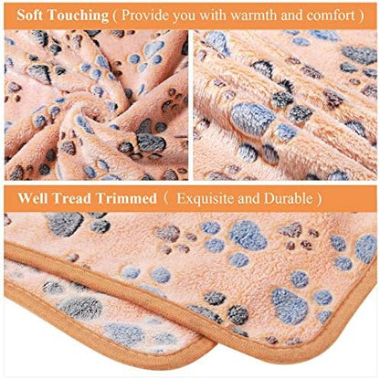 Tatuo 4 Pcs Dog Blanket for Pet Cat Blankets Indoor Puppy Teething Stuff Toys - Image 3