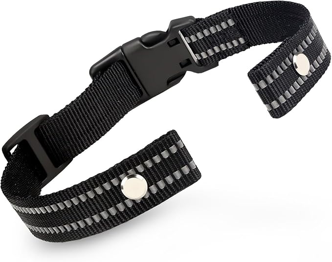 Collar Replacement Strap, Reflective Replacement Nylon Collar Strap Dog GPS by ODOKELE