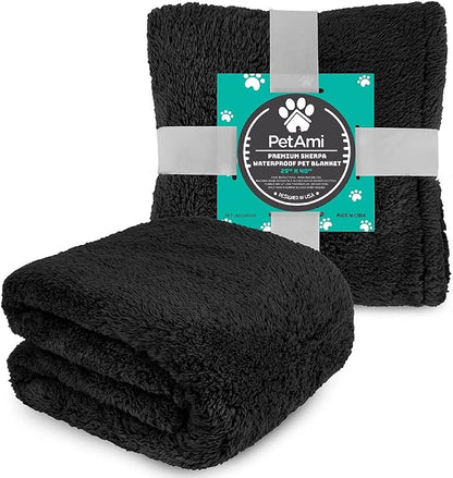 PetAmi Fluffy Waterproof Dog Blanket - Image 8