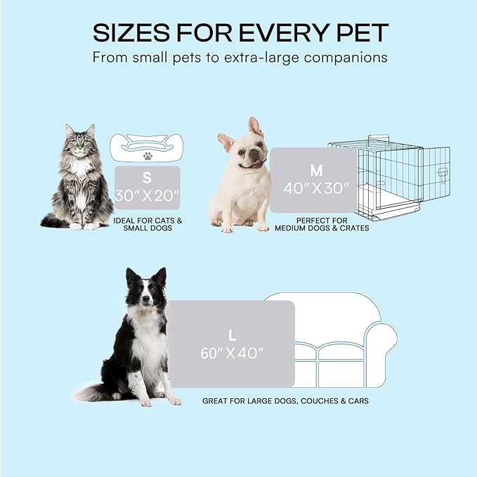Luciphia Premium Dog Cooling Mat Non-Slip Q-MAX>0.5 Self-Cooling Pad - Image 6