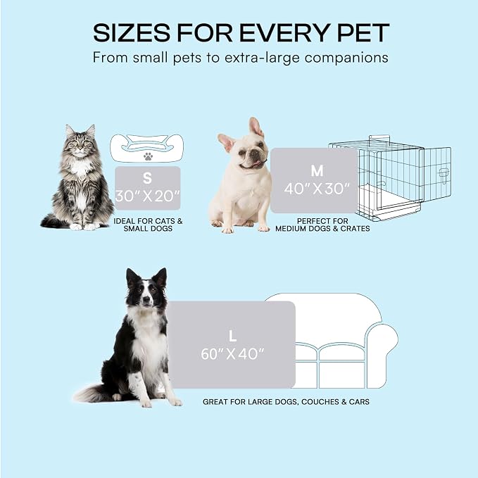 Luciphia Premium Dog Cooling Mat Non-Slip Q-MAX>0.5 Self-Cooling Pad - Image 6