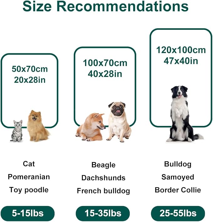 Onarway Dog Blanket Washable for Puppy: 4 Packs Dog Blankets 40”x28” - Image 3