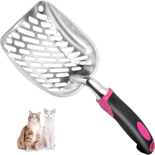 Cat Litter Scoop-Metal Cat Scooper-Long Handle Scoop, Cat Scooper-Poop by Apidgrowth