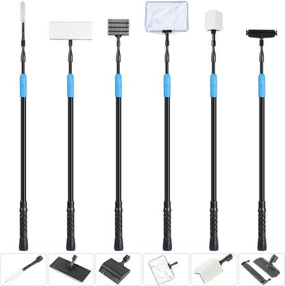 AquaMiracle 6 in 1 Aquarium Cleaning Tool Kit Fish Tank Cleaning Kit by AquaMiracle