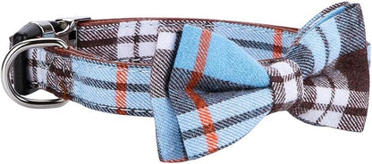 Faleela Soft &Comfy Bowtie Dog Collar, Detachable and Adjustable Bow Tie Collar - Image 3